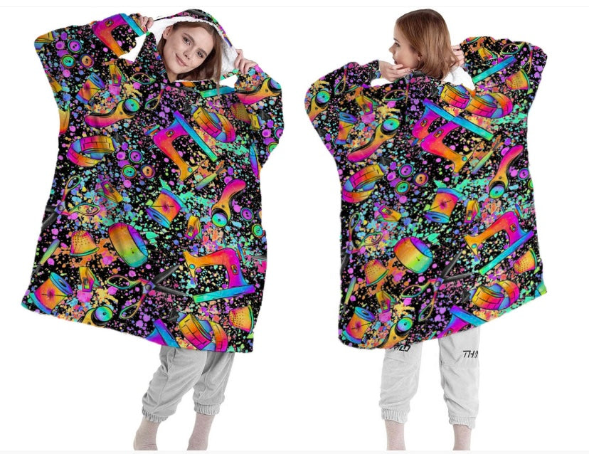 Oversized Sewing Hoodie